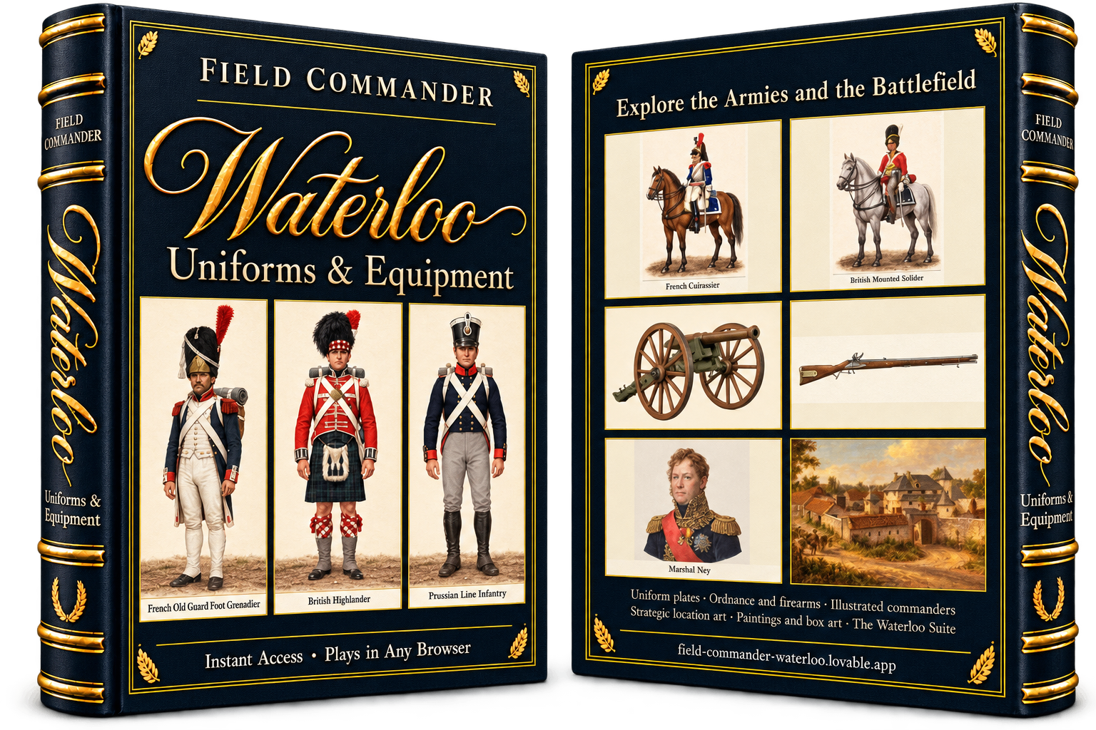 Uniforms and Equipment resource library: front and back covers